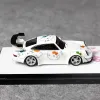 Flame 1:64 Porsche luminous RWB 964 kitty alloy car model