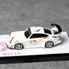 Flame 1:64 Porsche luminous RWB 964 kitty alloy car model