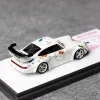 Flame 1:64 Porsche luminous RWB 964 kitty alloy car model