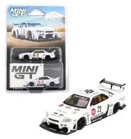 Mini GT 1:64 Nissan LB-ER34 Super Silhouette ATHLETE/COLLET  White MGT01059
