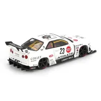 Mini GT 1:64 Nissan LB-ER34 Super Silhouette ATHLETE/COLLET  White MGT01059