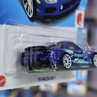 HOT WHEELS '95 MAZDA RX7 BLUE PROJECT M 2024 SERIES HW J-IMPORTS