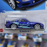 HOT WHEELS '95 MAZDA RX7 BLUE PROJECT M 2024 SERIES HW J-IMPORTS