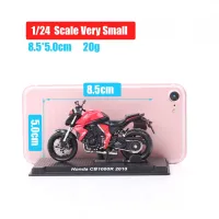 1/24 Scale Mini Honda CB 1000R 2010 Motorcycle Model Toy Bike Acrylic Box Red