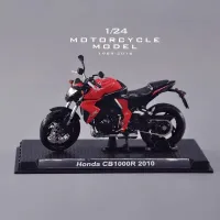 1/24 Scale Mini Honda CB 1000R 2010 Motorcycle Model Toy Bike Acrylic Box Red
