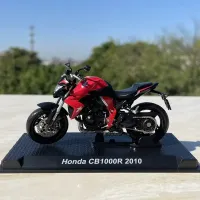 1/24 Scale Mini Honda CB 1000R 2010 Motorcycle Model Toy Bike Acrylic Box Red