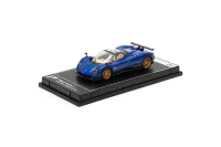 PosterCars 1:64 H01 – Pagani Zonda F with Acrylic Box  (Argentina Blue) Diecast Car Model