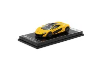 PosterCars H03 – McLaren P1 with Acrylic Box (Volcano Yellow) 1:64 Diecast Car Model