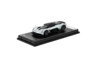 PosterCars 1:64 Aston Martin Valkyrie – Skyfall Silver 11 - Acrylic Box