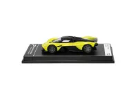 PosterCars H12 – Aston Martin Valkyrie with Acrylic Box (Lime Essence) 1:64 Diecast Car Model