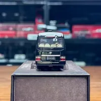 MASDI 1/64 Scale Toyota Coaster Bus Black Diecast Car Model Toy