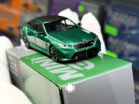 MINI GT 1/64 BMW M5 (G90) Isle of Man Green LHD MGT01086