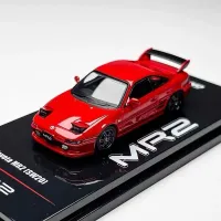 INNO 1/64 Toyota MR2 SW20 Red Diecast Car Model Pop-Up Lights Collectible Gift