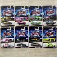 2025 Hot Wheels Neon Speeders Complete Set Of 8