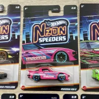 2025 Hot Wheels Neon Speeders Complete Set Of 8