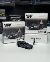 Mini GT 1:64 Nissan Skyline GT-R (R32) Nismo Gunmetal w/ Matsuda Figure