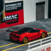 Tarmac Works x IXO Models 1:64 Ferrari 458 Italia GT3 Red - Road64
