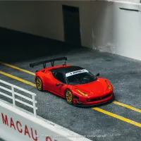 Tarmac Works x IXO Models 1:64 Ferrari 458 Italia GT3 Red - Road64