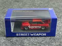 SW 1:64 Red M3 E30 LTO Coupe Racing Sports Model Diecast Collect Car--Supreme#A