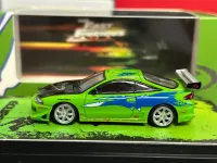 Transcend 1:64 Mitsubishi Green 1995 Eclipse GS FNF Sports Model Diecast Metal