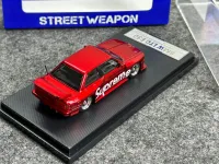 SW 1:64 Red M3 E30 LTO Coupe Racing Sports Model Diecast Collect Car--Supreme#A