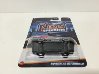 2025 HOT WHEELS NEON SPEEDERS TOYOTA AE-86 COROLLA - 4/8 , BLACK