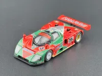 Pop Race 1/64 Mazda 787B Le Mans 1991 Green & Orange - PR64-0301