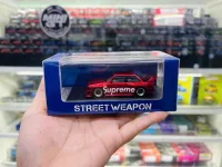 SW 1:64 Red M3 E30 LTO Coupe Racing Sports Model Diecast Collect Car--Supreme#A