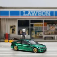 Street Warrior 1:64 BMW E46 M3 GREEN CHROME 1/64