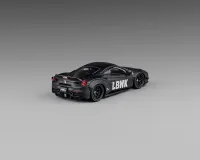 CM Model 1:64 Ferrari 488 LBWK Widebody Matte Black