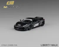 CM Model 1:64 Ferrari 488 LBWK Widebody Matte Black