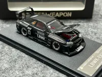 Street Weapon 1:64 Nissan LBWK ER34 Black Carbon Fiber Special Edition