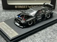 Street Weapon 1:64 Nissan LBWK ER34 Black Carbon Fiber Special Edition