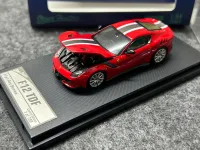 Stance Hunters (SH) 1:64 Ferrari F12 TDF Red with Racing Stripes 🔴
