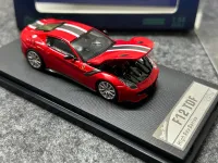 Stance Hunters (SH) 1:64 Ferrari F12 TDF Red with Racing Stripes 🔴