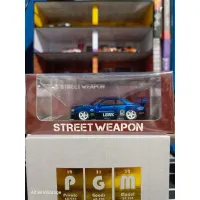 Street Weapon 1:64 LBWK ER34 Openable Hood Edition Metallic Blue