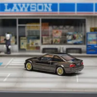 Stance Hunters x Street Weapon 1:64 BMW E46 M3 Chrome Black