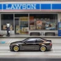 Stance Hunters x Street Weapon 1:64 BMW E46 M3 Chrome Black