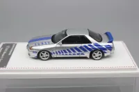 Focal Horizon 1:64 Nissan Skyline GT-R R32 Nismo S-Tune Silver / Blue Stripe