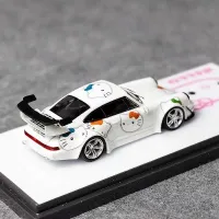 Flame 1:64 Porsche luminous RWB 964 kitty alloy car model