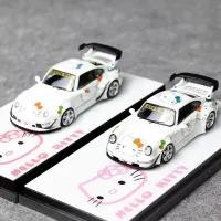 Flame 1:64 Porsche luminous RWB 964 kitty alloy car model