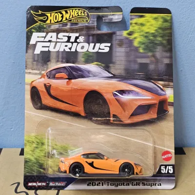 Hot Wheels Premium - 2025 Fast & Furious 5/5 2021 Toyota GR Supra