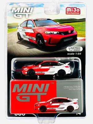Mini GT Mijo Exclusive 2023 Honda Civic Type-R Pace Car Red White #686