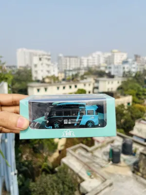 Liberty 1:64 Black Blue VW T1 Kombi Van Camper
