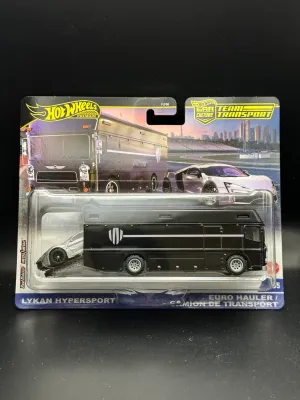 Premium Hot Wheels Team Transport Lykan Hypersport And Euro Hauler (Imported)