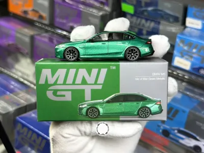 MINI GT 1/64 BMW M5 (G90) Isle of Man Green LHD MGT01086