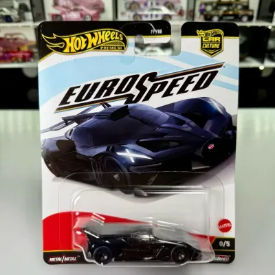 Hot Wheels Premium Car Culture 2025 "Euro Speed" Bugatti Bolide CHASE 🖤