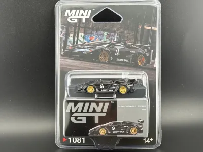 Mini GT 1:64 Lamborghini Countach LB-WORKS Black