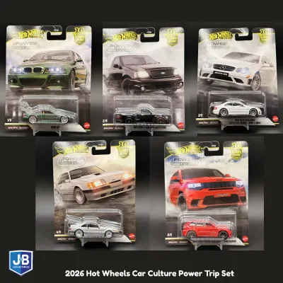 Hot Wheels 2026  Car Culture 961R Power Trip 5-Car Set