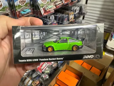 Inno64 1:64 Toyota AE86 Levin Pandem Rocket Bunny Green